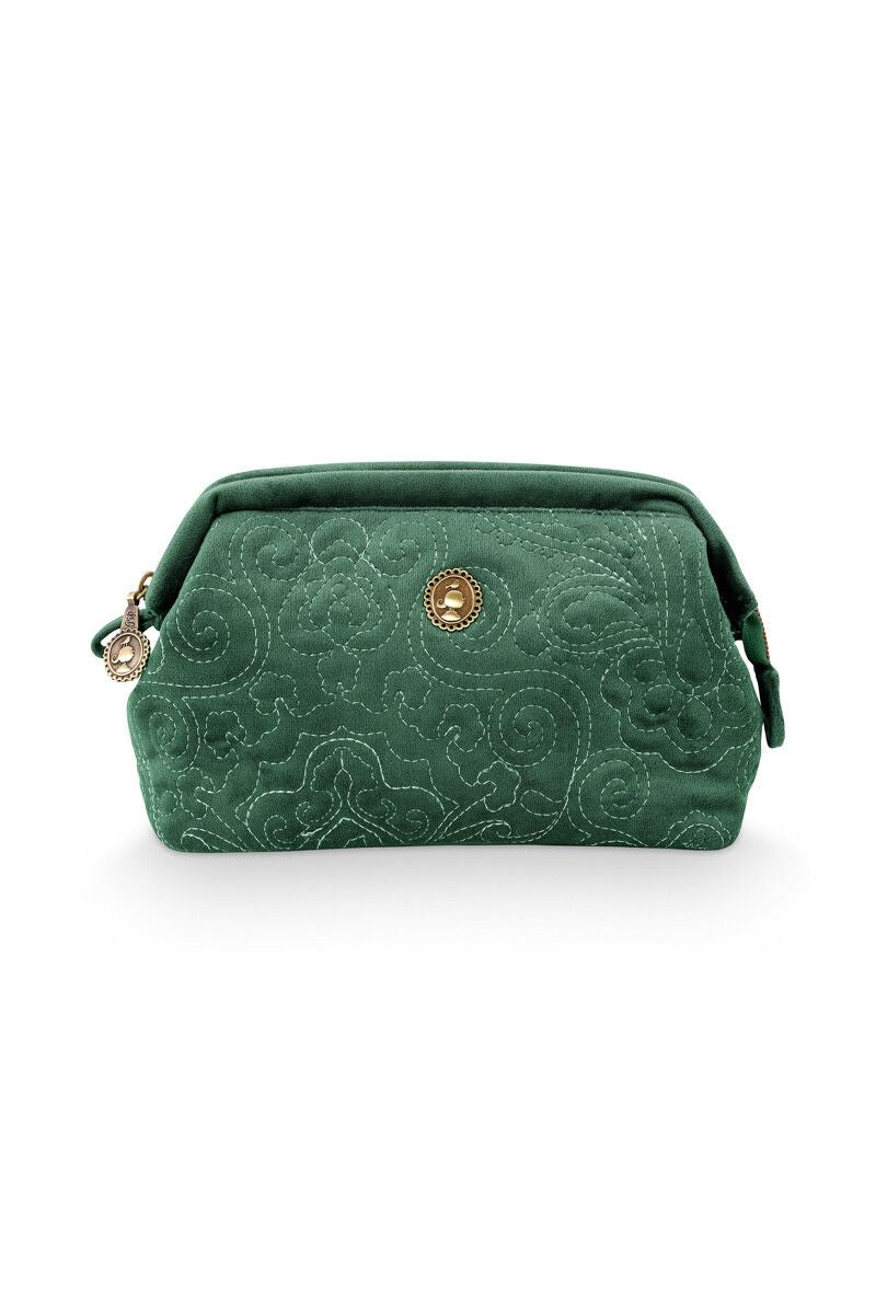 Cosmetic Purse Small Velvet Quiltey Days